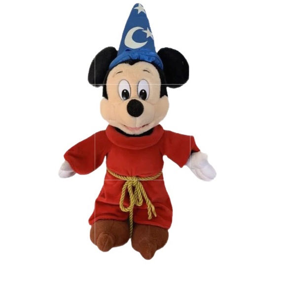 Disney Other - Disney 18” Mickey Mouse Sorcerer Plush Toy